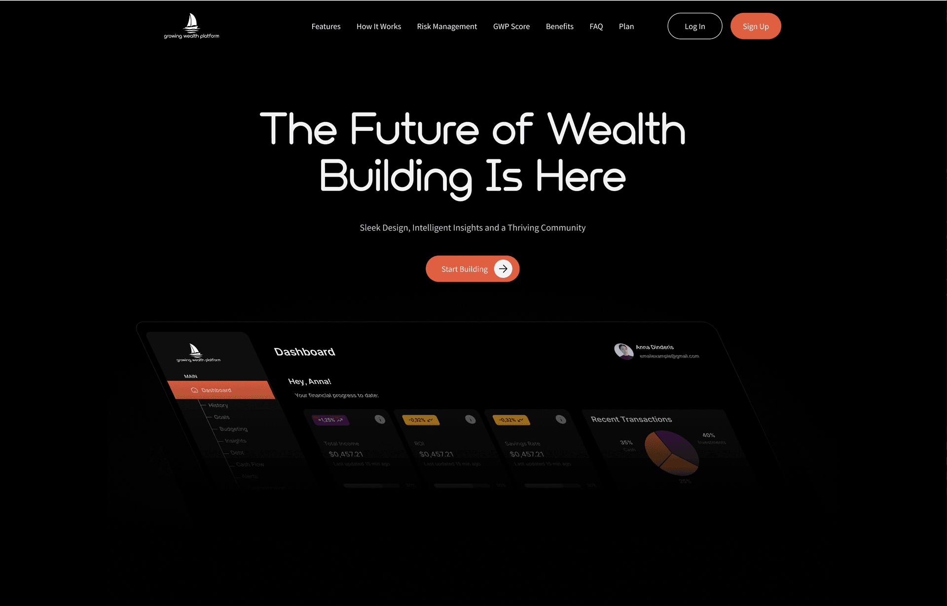 Growth Wealth Platform screenshot 1